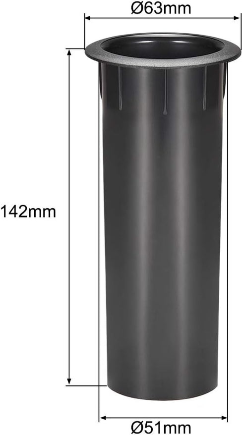 uxcell 51mm x 142mm Speaker Port Tube Subwoofer Bass Reflex Tube Bass Woofer Box 2pcs