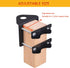 1PCS 3/4 Hole Antenna Roll Bar Mount Bracket with NMO Connector, Horizontal or Vertical Installation on Railing