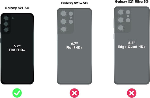 LifeProof S21 5G WAKE SERIES Case for Galaxy (ONLY - DOES NOT FIT Plus or Ultra) - BLACK
