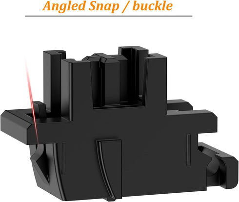DUROCK Plate Mount Stabilizer V3, Pre-clipped Stem for Minimum Wire Wobble, 2U 6.25U 7U Keyboard Stabilizers