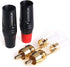 MOBOREST RCA Male Plug Adapter - Audio Phono Gold Plated Solder 24K Gold Speaker Plugs RCA Jack Cable Connector Adapter