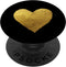 Cute Heart Golden PopSockets Swappable PopGrip