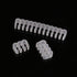 Rooyar 2.5-3.2mm 4/8/6 /24Pin PP Cables Comb Clamp Clip Dresser for PC Power Cables Wiring for PC GPU Collect Clips