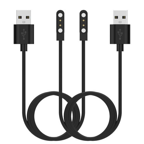 Magnetic USB Charger Replacement Cable for Banlvs G36 Smart Watch, Compatible with 1.91" Smart Watch (Black&Black)