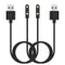 Magnetic USB Charger Replacement Cable for Banlvs G36 Smart Watch, Compatible with 1.91" Smart Watch (Black&Black)