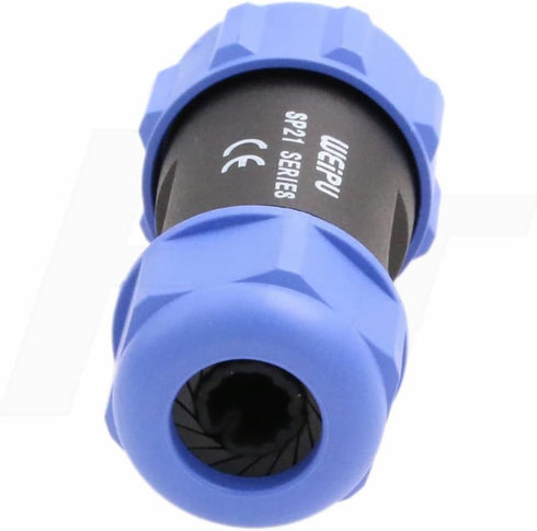 AC200MAX AC300 EP500 12V 30A Aviation Circular Connector, Waterproof IP68 for BLUETTI DC Output, 4-12mm Cable Plug