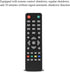 RF to All Standard Converter Adapter, Analog TV Receiver with Remote Control, 100-240V