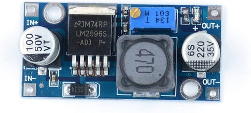 6 Pack LM2596 DC-DC Buck Converter, QEBIDUM Adjustable DC to DC Step Down Module for High Efficiency Power Supply