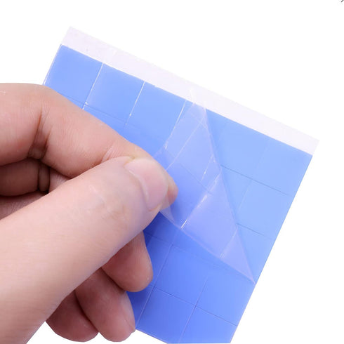 SIXQJZML 30Pcs 15x15x1mm Soft Silicone Thermal Conductive Pads, Heatsink IC Chipset Northbridge for CPU GPU Heatsink