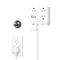 TROND 360 Rotating Plug Outlet Extender, 1.5FT Short Extension Cord, 3 AC Electrical