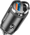USB C 60W Car Charger Fast Charge, 30W PD & 30W QC3.0 with Metal Body, Universal for iPhone 13/13 Pro/12/12 Pro