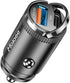 USB C 60W Car Charger Fast Charge, 30W PD & 30W QC3.0 with Metal Body, Universal for iPhone 13/13 Pro/12/12 Pro