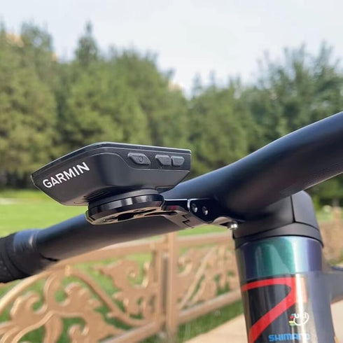 Out Front Bike Stem Handlebar Combo Mount for Garmin Edge, Wahoo Elemnt, Bryton Rider, Compatible with Scott Foil