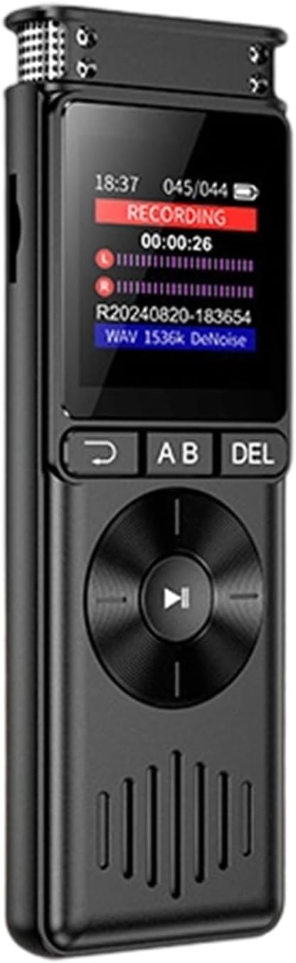 hejhncii High Capacity Digital Recorder with Adjustable Playback Speed MP3 Music Player for