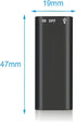 Generic (8G) Mini Voice Recorder: Capture Every Sound with Smart, Compact Precision, Voice Activated Recorder, Voice