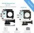 Action Camera Waterproof Housing Case Compatible with AKASO EK7000 V50 Elite/Apexcam/Remali CaptureCam/Vemont Action Camera Replacement Waterproof Protective Housing Underwater Diving Shell