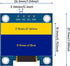 ELEGOO 3PCS 0.96 Inch SSD1306 I2C OLED Display Screen Module Compact Self-Luminous Display Mini Screens for Arduino