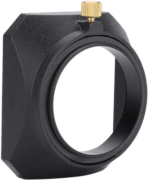 Lens Hood, Camera Lens Shade, 46mm Square DV Lens Hood for Digital Video Camera Lens Filter