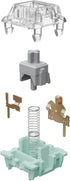 Kutethy X Gateron Jade Series 3.0 Double-Stage Spring Silver Switches, 10pcs 3-Pin 45gf for Mechanical Keyboard