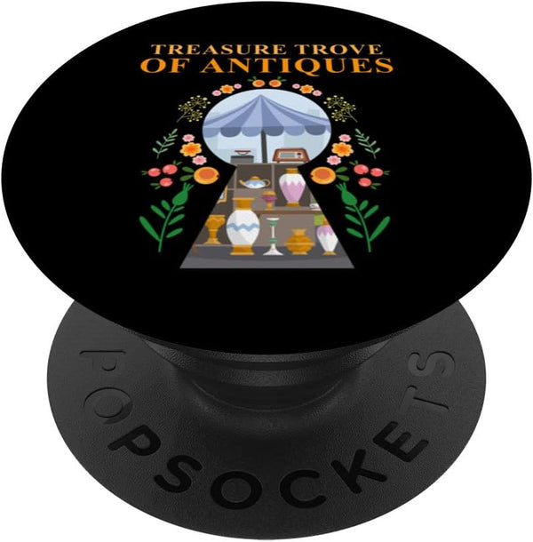 Thrifting Treasure Trove Of Antiques Garage Sale Junk Market PopSockets Standard PopGrip