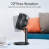 6 Inch Desk Fan for Bedroom, USB Small Fan with 4 Speeds, Adjustable Height, Ultra Quiet for Home