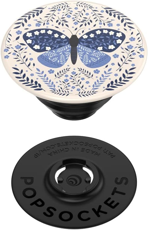 PopSockets Plant-Based Phone Grip with Expanding Kickstand, Eco-Friendly Boho Butterfly Design