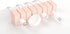 Function101 4 Pack Cable Blocks | Pink | Magnetic Weighted Silicone Cord Organizer for Desk, Home, Office, Nightstand |