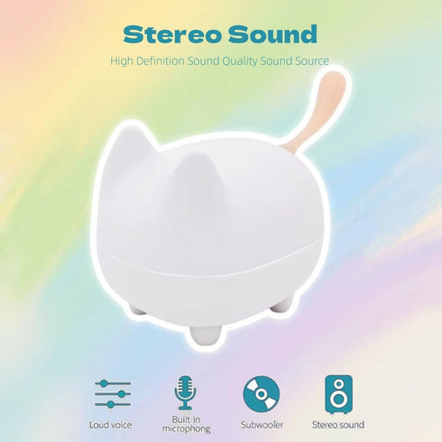 gingo Kitty Speaker Bluetooth Portable Mini Wireless Speaker with Clarity Stereo, Built-in Mic, Super Bass, Powerful