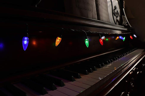 LED Christmas Lights Charging Cable USB and Bulb Charger 50inch 10led Multicolor for iPhone 11/12/13/14 Pro Max (1pcs)