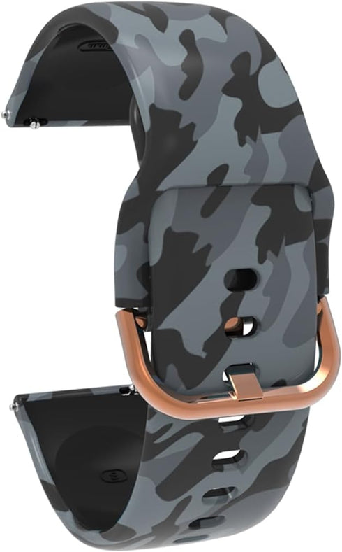 Band for Cosmo JrTrack 3/2 SE/2 Replacement Silicone Wristband, Camouflage Watch Straps for Kids Fitness Tracker