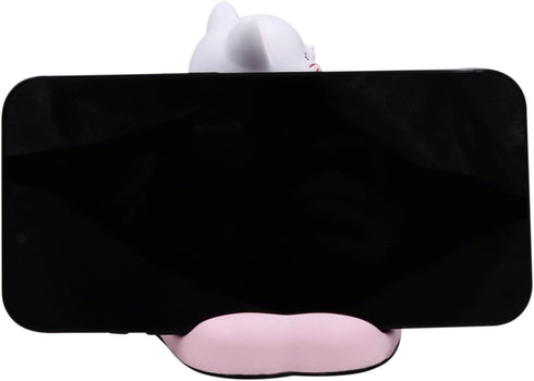 Cute Cat Phone Holder Desk Ornament - Kawaii Phone Stand for All Mobile Smartphones and Tablets