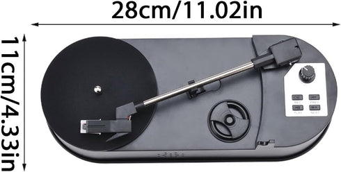 YWLUUOO MP3 Record Player to Converter Turntable with Speed Option and USB Port Lightweighted Music Player