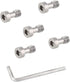 CAMVATE 1/4"-20 Camera Screw Adapter with Hexagon Socket Head for Tripod Baseplate (5 Pieces) - 2550