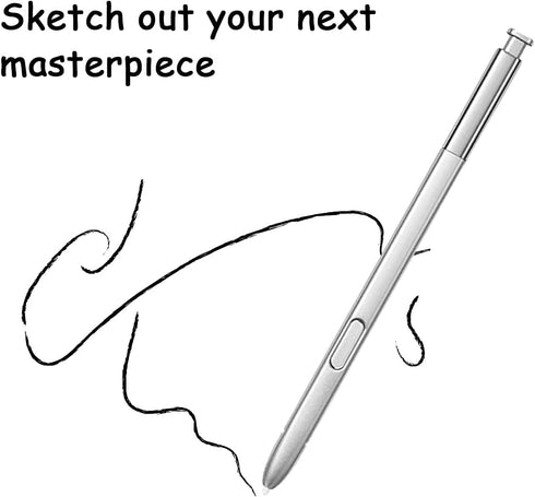 Silvery Note 8 S Pen for Samsung Galaxy Note 8 Replacement, Stylus Touch S-Pen for Galaxy Note8 SM-N950U N950U1 N950F