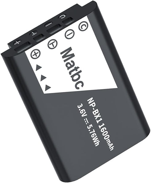 3-Channel NP-BX1 Battery Charger for Sony ZV-1, ZV-1F, ZV-1 II, ZV-e10, DSC-RX100 III, VII, M7, RX1, CX405