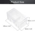 Fielect 12 x 9V Battery Storage Case Holder Organizer Box, Transparent