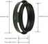 SIOTI 62mm Lens Hood, Matte Treatment Inside, Aluminum Material, Compatible with All Camera Lens