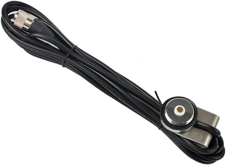 HYS TCJ-N2 Trunk NMO Antenna Mount with 13Ft RG-58 Coax Cable and PL-259 Connector for NMO HF/VHF/UHF Antenna