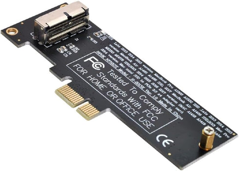 Cablecc PCI Express PCI-E 1X to 12+16Pin Convert Card for 2013-2017 Mac Pro Air SSD, Compatible with A1493 A1502 A1465