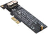 Cablecc PCI Express PCI-E 1X to 12+16Pin Convert Card for 2013-2017 Mac Pro Air SSD, Compatible with A1493 A1502 A1465