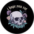 Pastel Goth Aesthetic Skull Mushrooms Edgy Alt E-girl PopSockets Standard PopGrip
