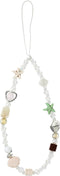YBEATY Beaded Camera Wrist Strap Cute Phone Charms Lanyard Pearl Bracelet Keychain Decoration