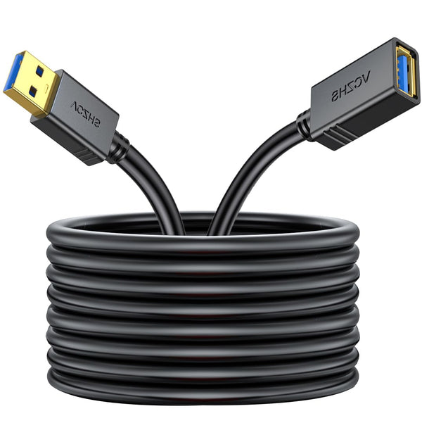 VCZHS Tech USB 3.0 Extension Cable 20 FT, Heavy-Duty 22AWG Power Wire,