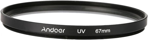 Andoer 67mm CPL+Close-Up+4 +Star 8-Point Filter Kit for Nikon, Canon, Pentax DSLR Cameras with Bag