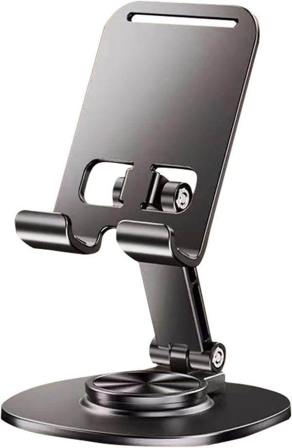 AKINLOAF Dual Folding Cell Phone Stand Fully Adjustable Foldable Desktop Phone Holder Cradle