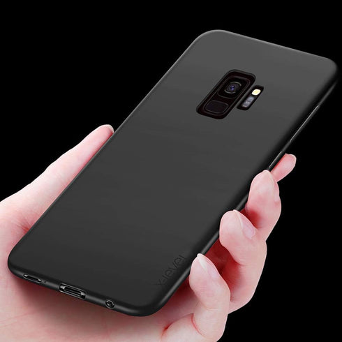 X-level Samsung Galaxy S9 Case, Slim Fit Soft TPU Ultra-Thin Mobile Phone Cover, Black