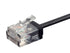 Monoprice Cat6 Ethernet Patch Cable - Snagless, 1 Feet, 550MHz, UTP, 32AWG, Black - Micro SlimRun Series