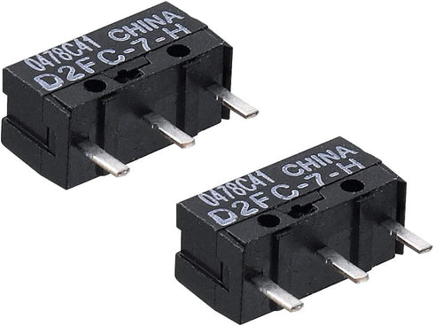 Pack of 4 Micro Switches Compatible with Razer Logitech Apple SteelSeries MS Mouse (4PCS D2FC-7-H)