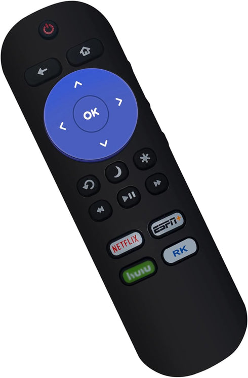 Replacement Remote Control for JVC Roku Smart TV Models LT-49MAW598, LT-55MAW595, LT-32MAW388, LT-65MAW595, LT-32MAW205