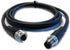 M8 3 Pins Connector Cable, Male to Female Circular Connector Molding Cable A Code Straight Industrial Molded Cable IP67